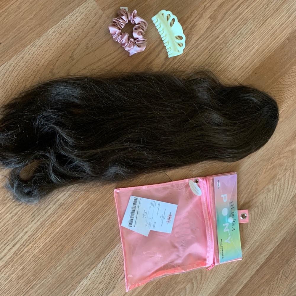 “Molly” Insert Name Here ponytail Chocolate Brown
